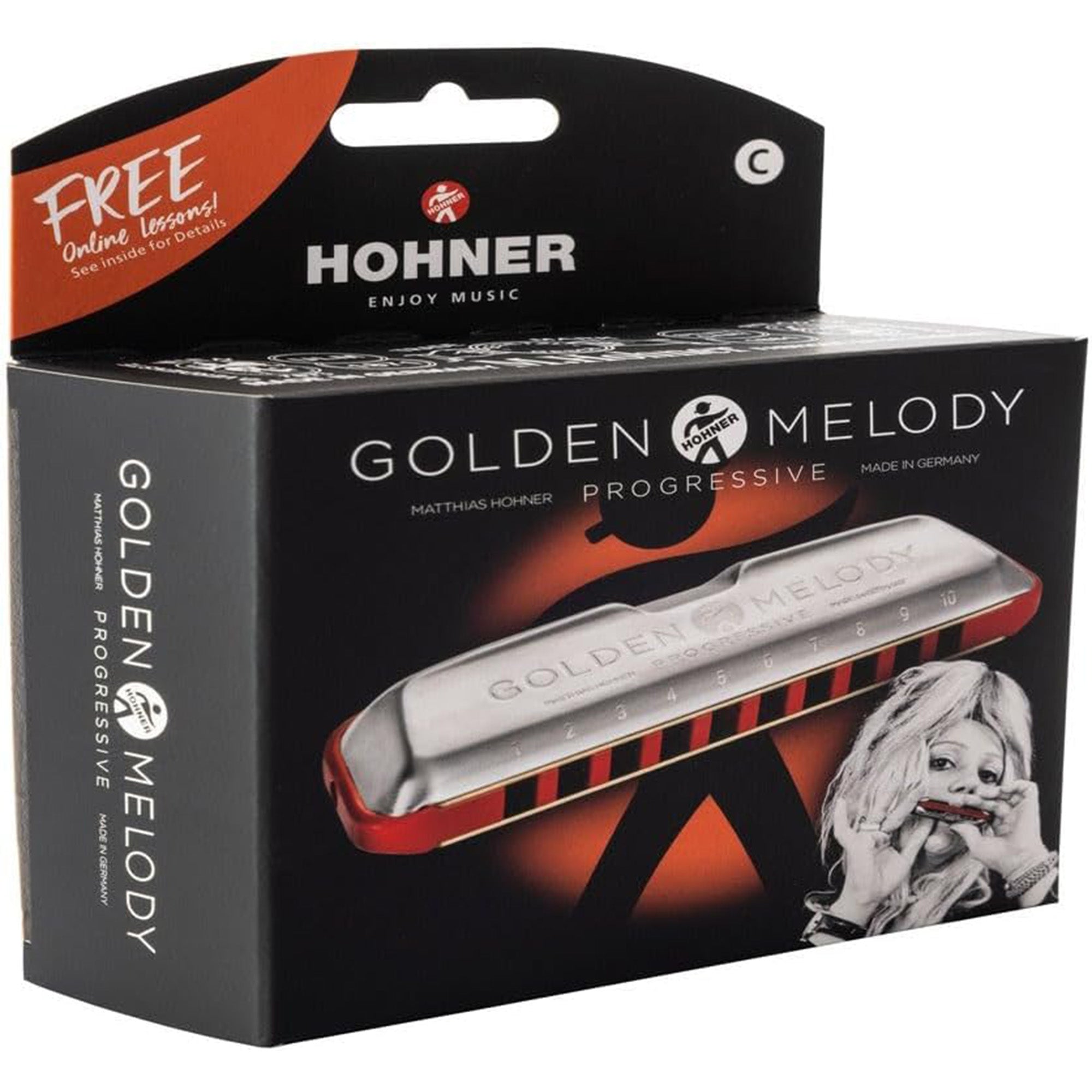 Hohner Golden Melody Harmonica - Key of A