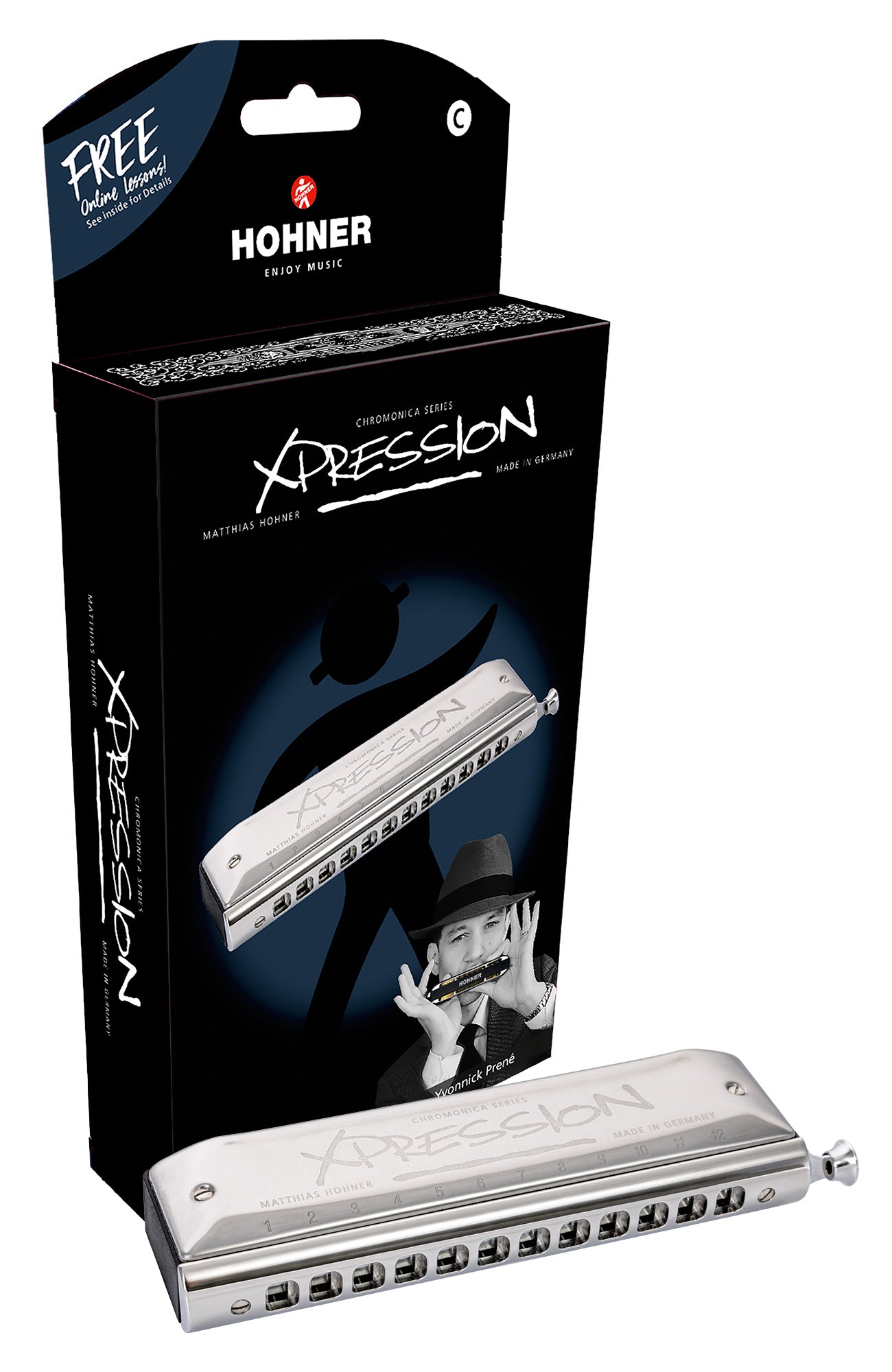 Hohner Xpression Chromatic Harmonica - Key of C