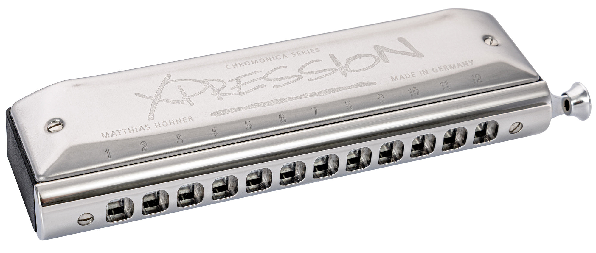 Hohner Xpression Chromatic Harmonica - Key of C w/ Key Stickers