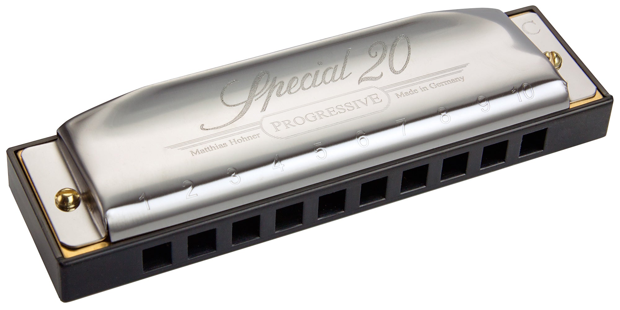 Hohner Special 20 Harmonica - Keys of G, A, C, D, E w/ Zip Pouch