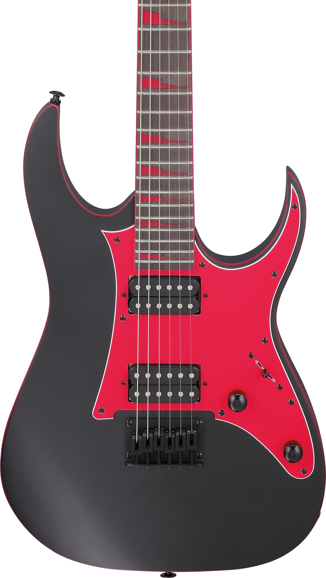 Ibanez GRG131DX RG Gio Electric Guitar - Black Flat w/ Gig Bag