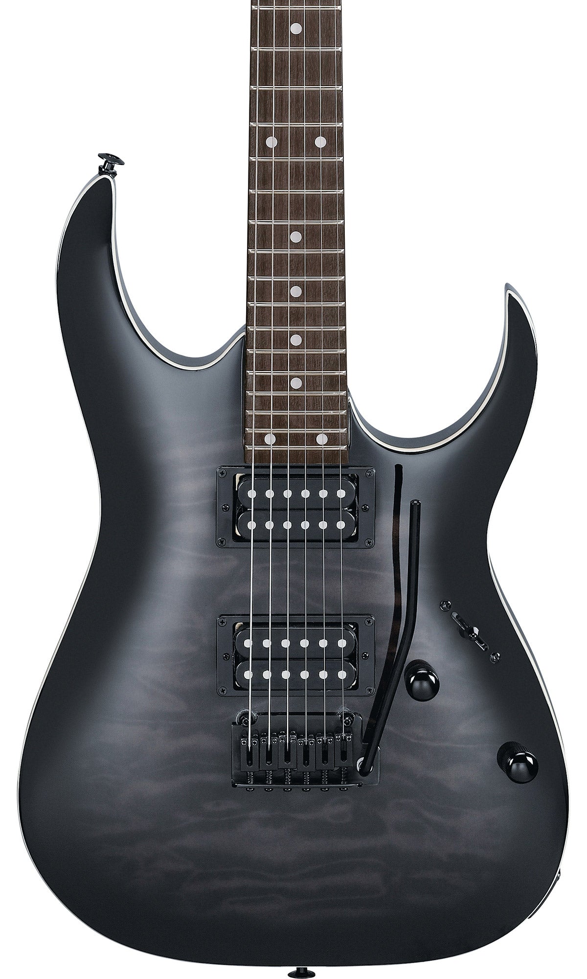 Ibanez GRGA120QA RGA Gio Electric Guitar - Transparent Black Sunburst w/ Amplifier