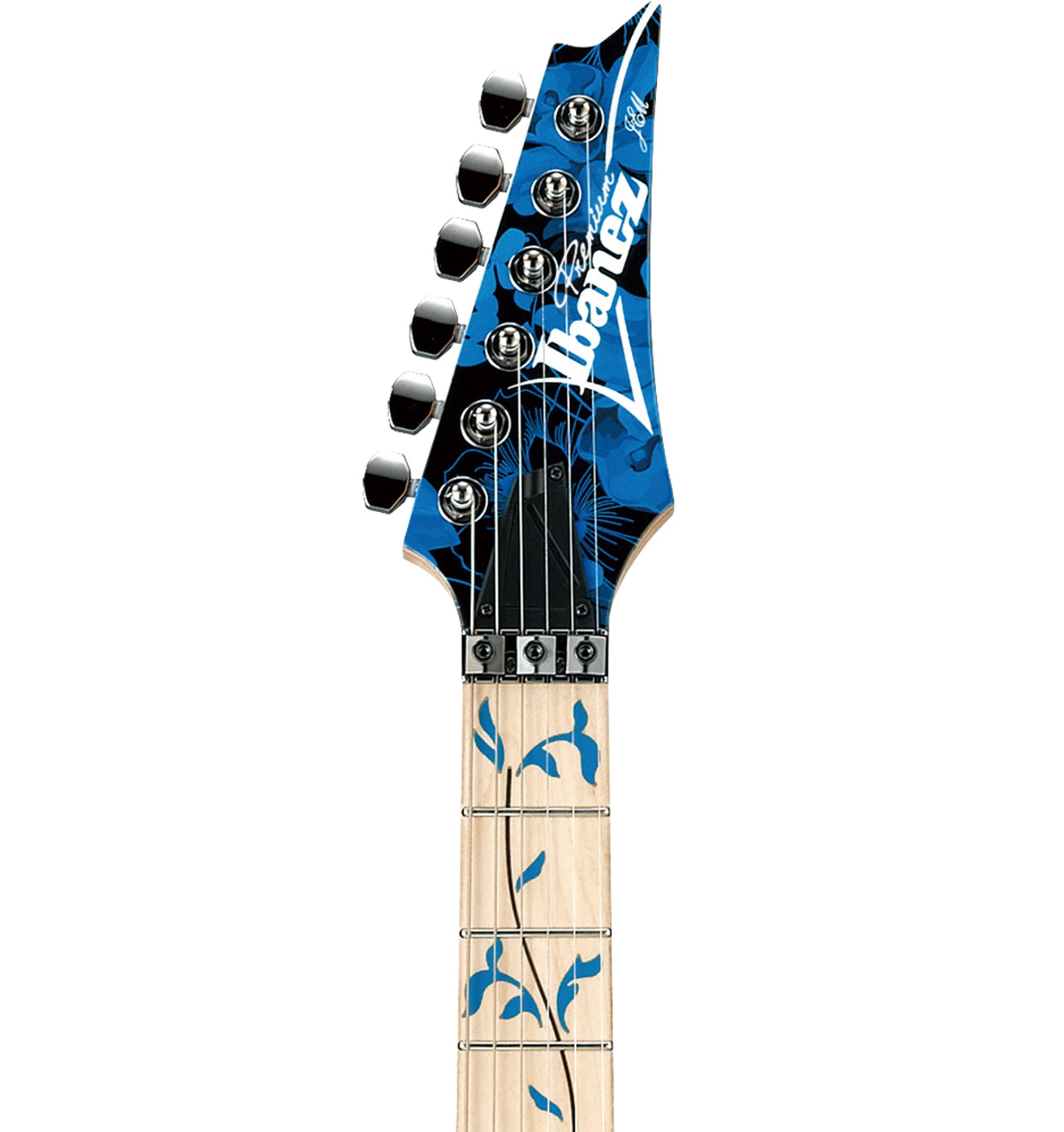 Ibanez JEM77P JEM Steve Vai Electric Guitar - Blue Floral Pattern