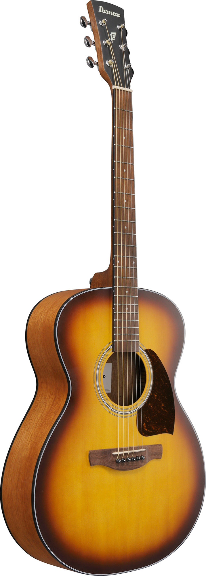 Ibanez PC50 PF Performance Grand Concert Acoustic Guitar - Open Pore Brown Sunburst Top w/ Hard Case