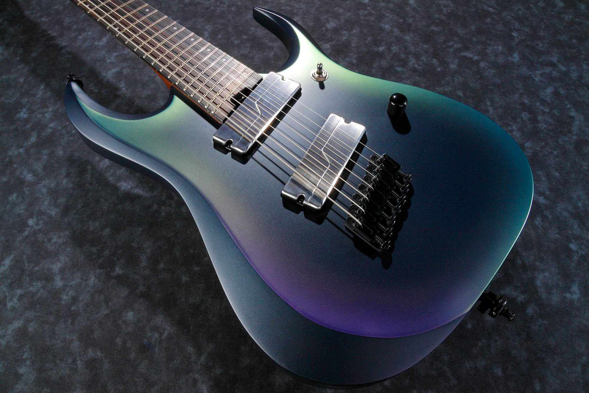 Ibanez RGD71ALMS RGD Axe Design Lab 7-String Electric Guitar - Black Aurora Burst Matte