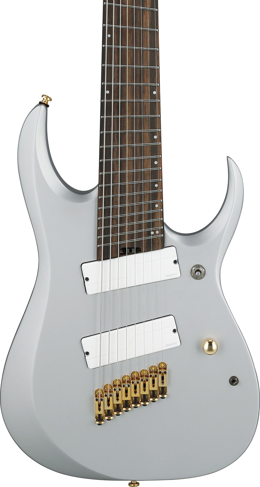 Ibanez RGDMS8 RGD Axe Design Lab 8-String Electric Guitar - Classic Silver Matte