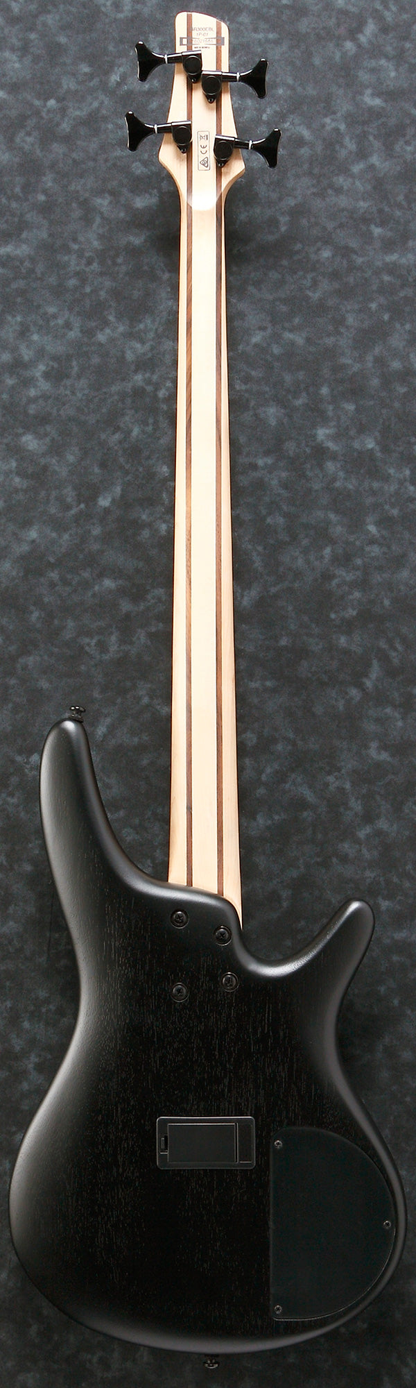 Ibanez SR300EBL SR Standard Bass Guitar, Left Handed - Weathered Black w/ Gig Bag