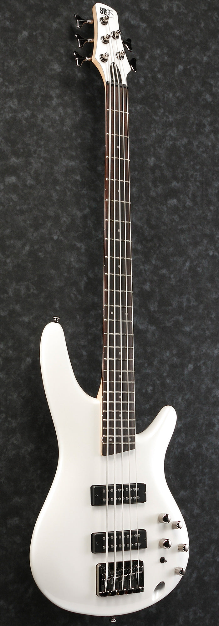 Ibanez SR305E SR Standard 5-String Bass Guitar - Pearl White