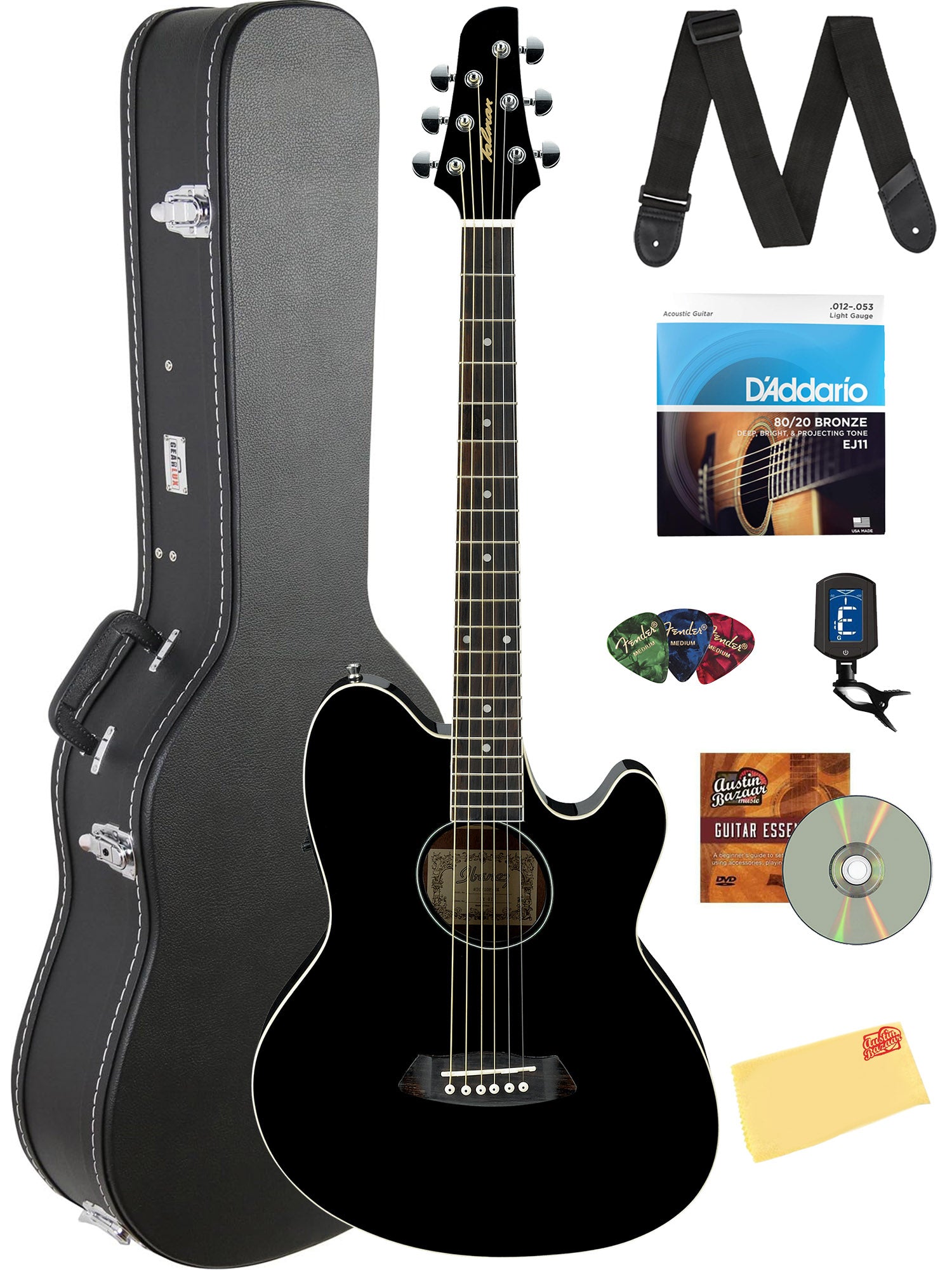 Ibanez TCY10E Talman Acoustic-Electric Guitar w/ Case