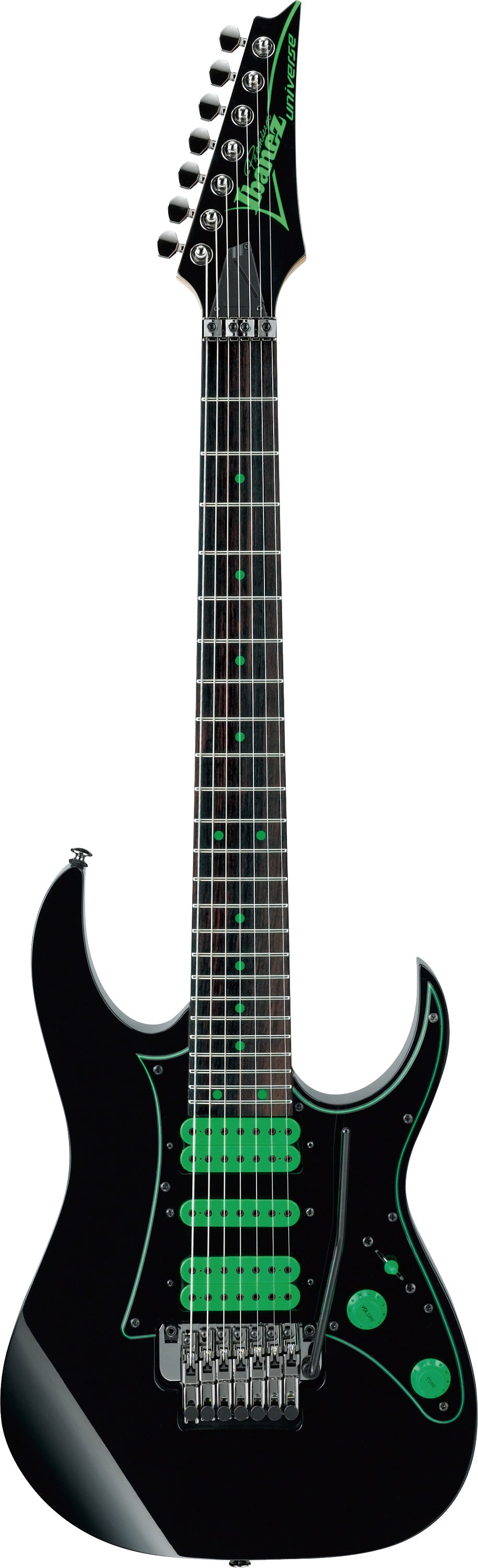 Ibanez UV70P UV Steve Vai Electric Guitar - Black w/ Gig Bag