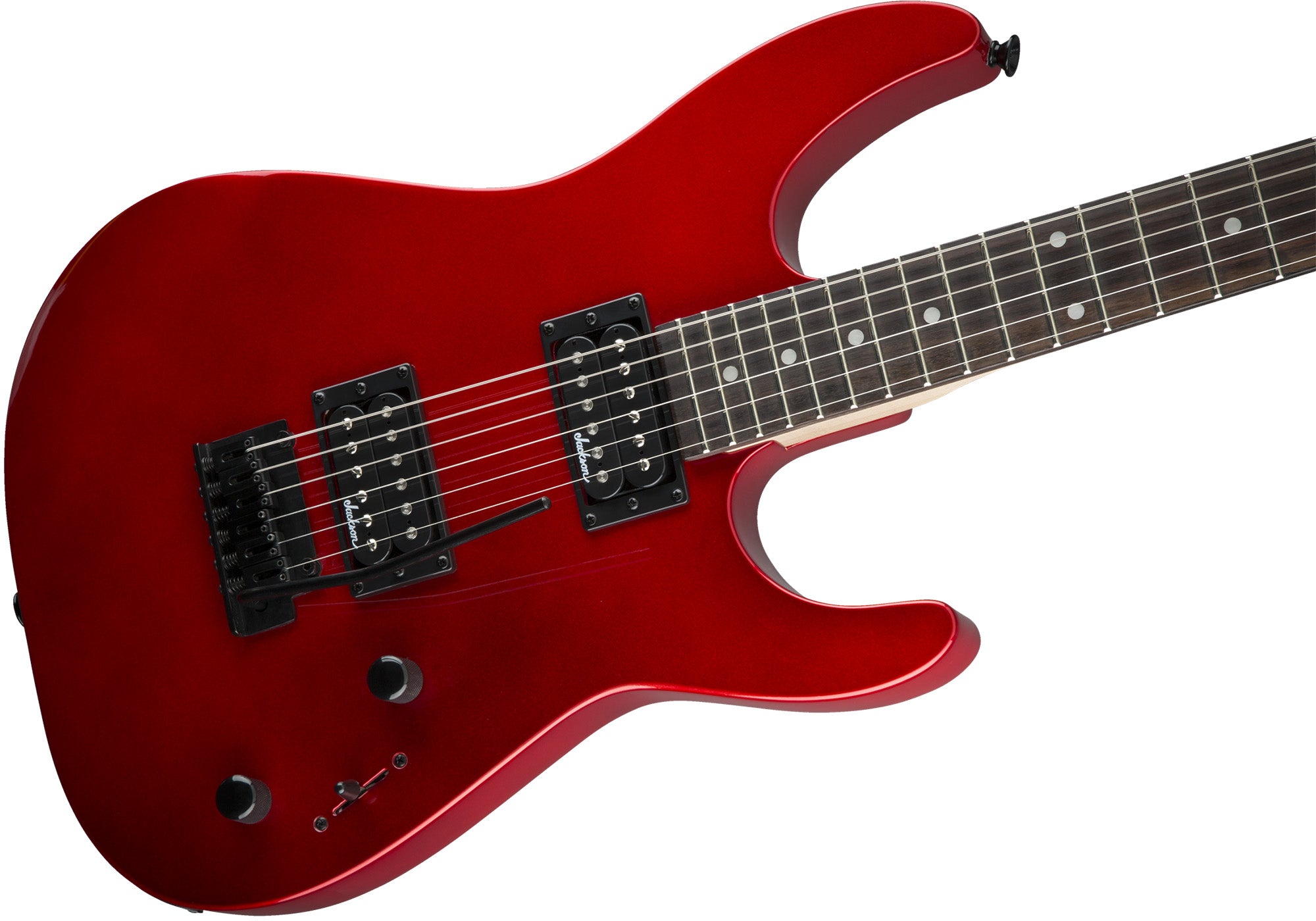 Jackson JS Series Dinky JS11 Electric Guitar - Metallic Red w/ Instrument Cable