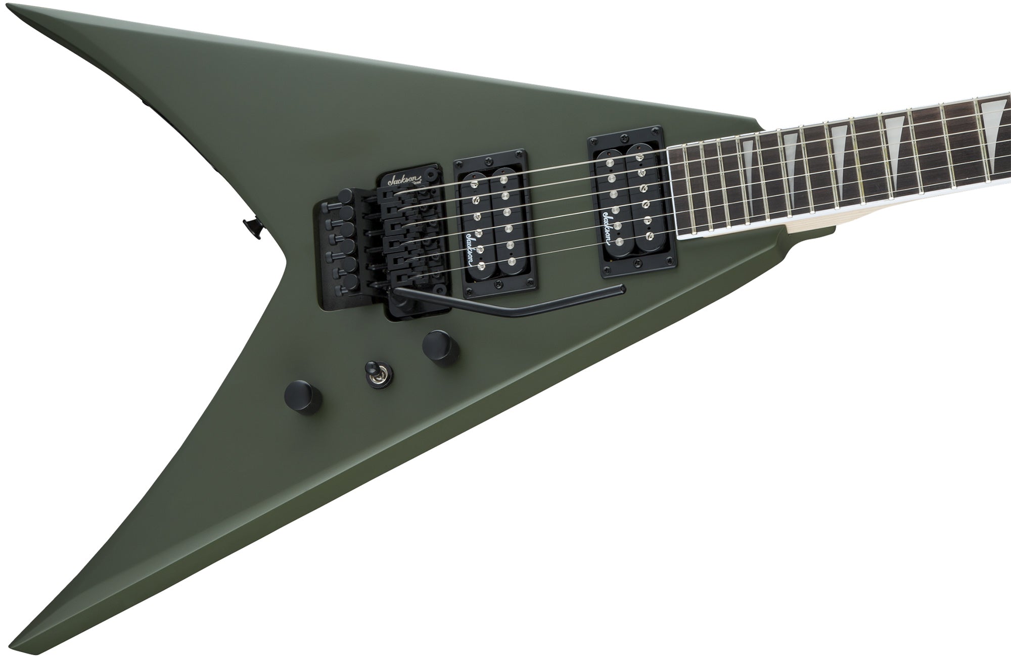 Jackson JS Series King V JS32 Electric Guitar - Matte Army Drab w/ Instrument Cable