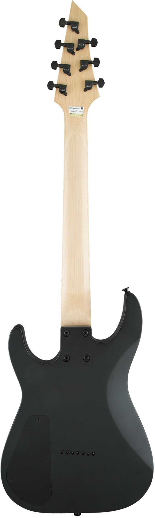 Jackson JS22-7 DKA HT Dinky Arch Top Electric Guitar - Satin Black