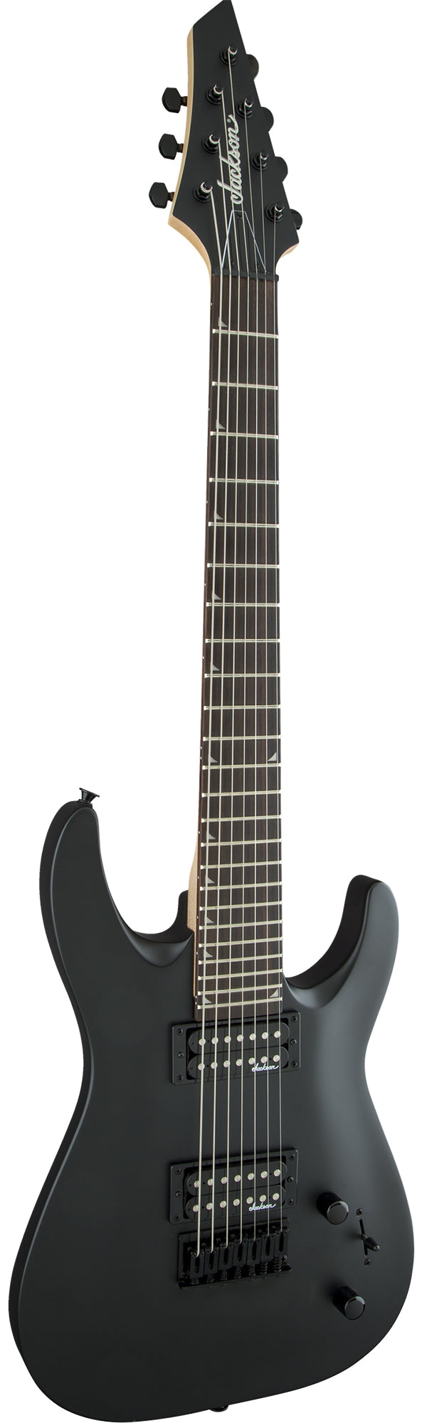 Jackson JS22-7 DKA HT Dinky Arch Top Electric Guitar - Satin Black
