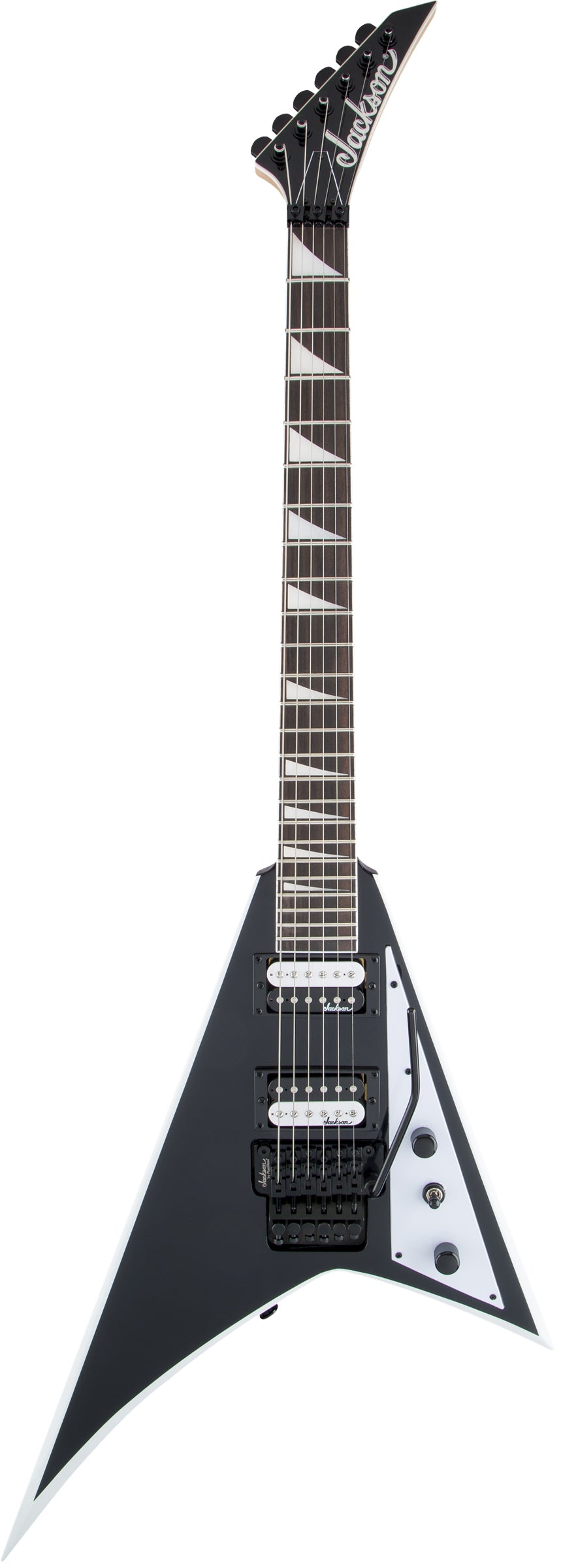 Jackson JS Series Rhoads JS32 Electric Guitar - Black with White Bevels