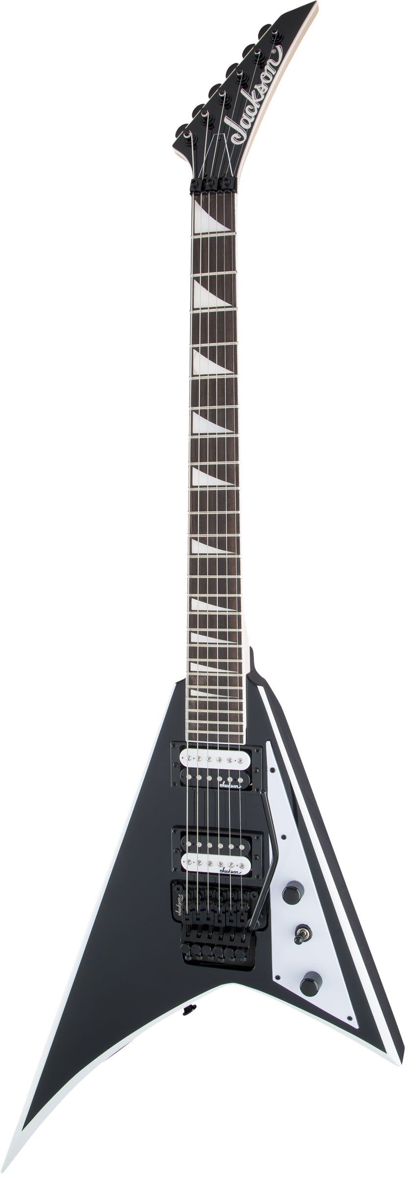 Jackson JS Series Rhoads JS32 Electric Guitar - Black with White Bevels