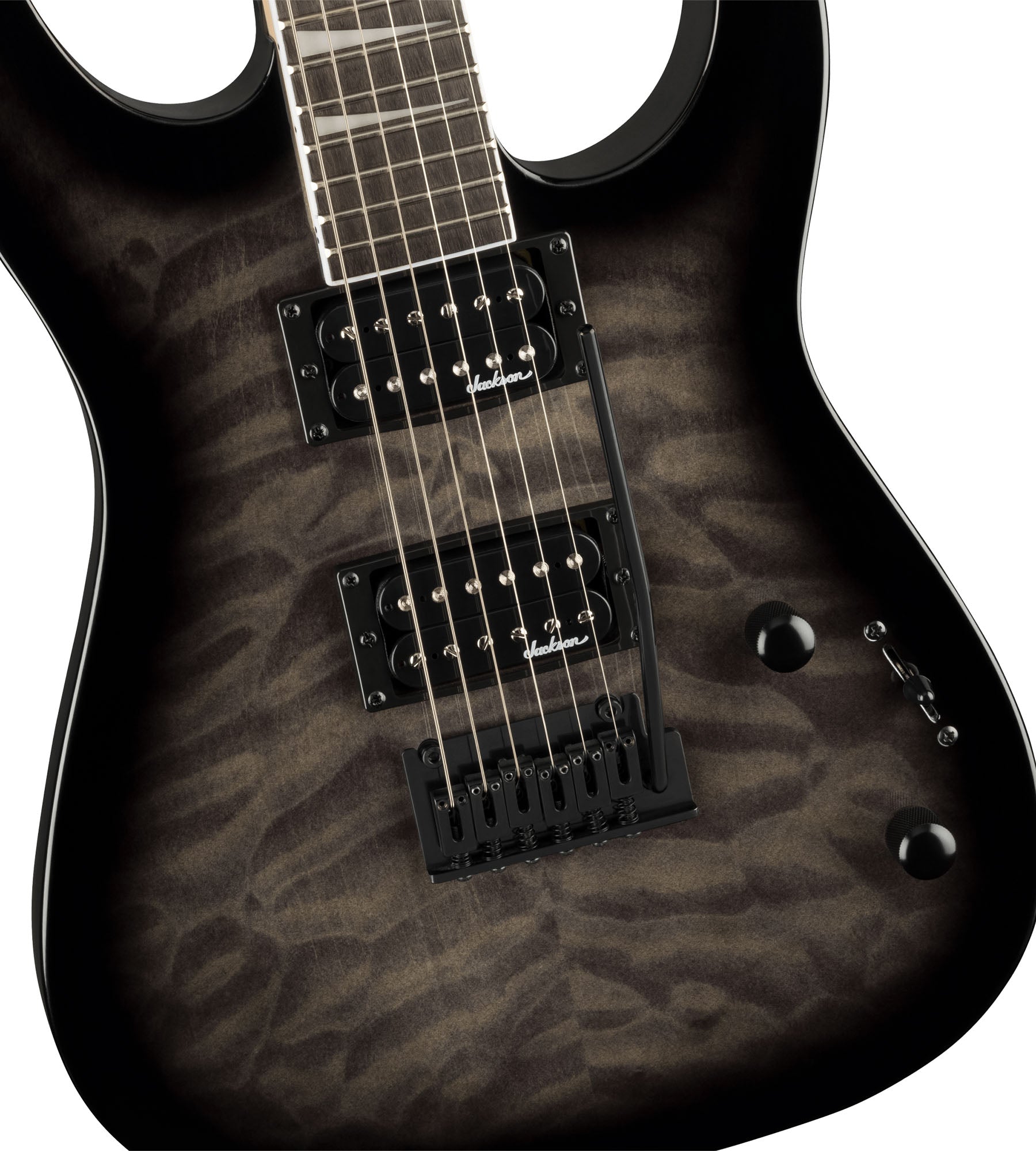Jackson Dinky JS20 DKQ 2PT Electric Guitar - Transparent Black