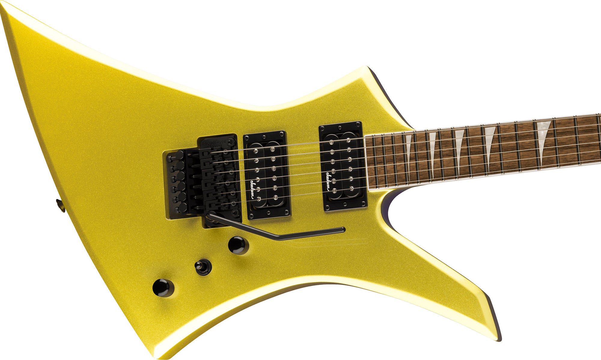 Jackson X Series Kelly KEX Electric Guitar - Lime Green Metallic w/ Instrument Cable