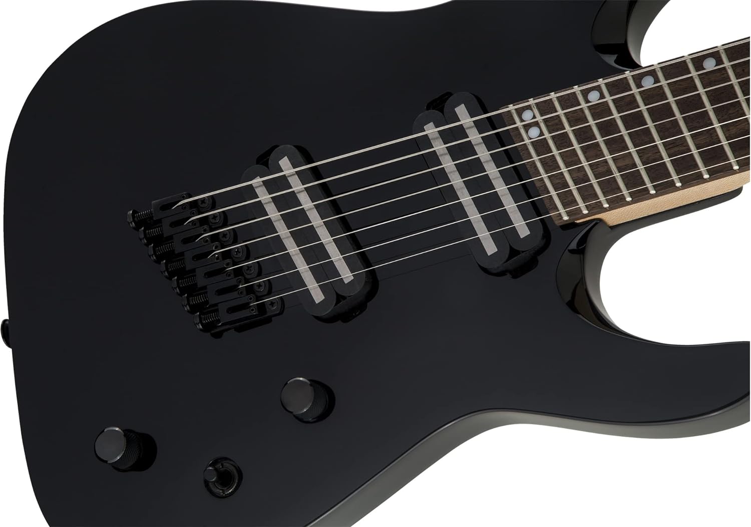 Jackson X Series Dinky Arch Top DKAF7 MS 7-String Electric Guitar - Gloss Black