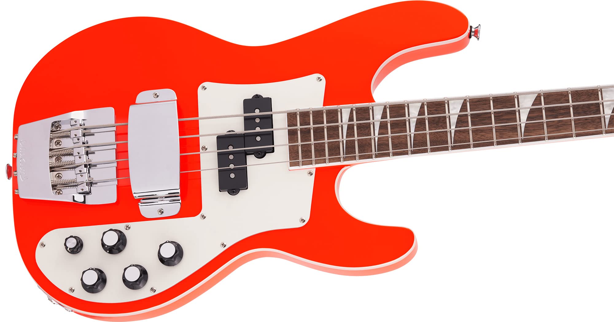 Jackson X Series Concert Bass CBXNT DX IV Bass Guitar - Rocket Red w/ Instrument Cable, Strap, Tuner, Picks, and Austin Bazaar Instructional DVD