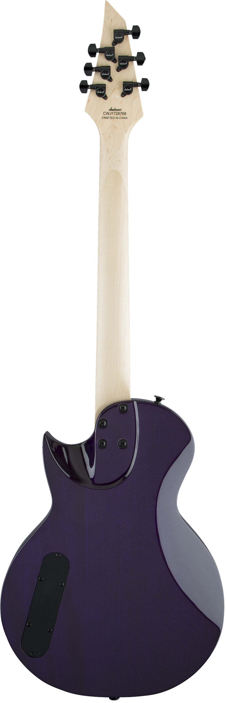 Jackson JS22Q Monarkh SC Electric Guitar - Transparent Purple Burst