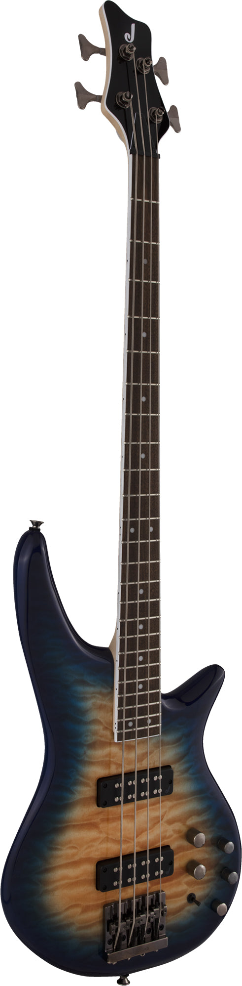 Jackson JS Series Spectra Bass JS3Q - Amber Blue Burst