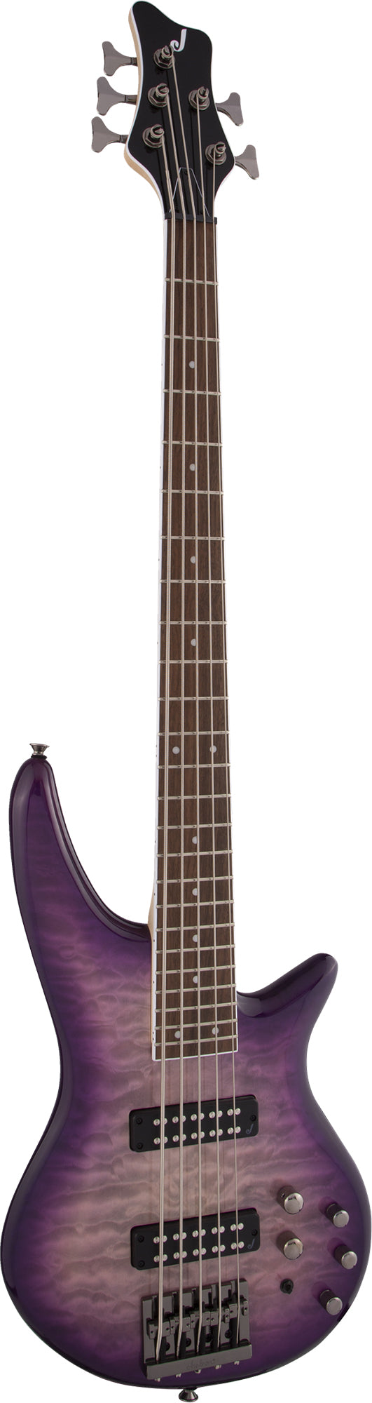 Jackson JS Series Spectra Bass JS3QV 5-String Bass Guitar - Purple Phaze