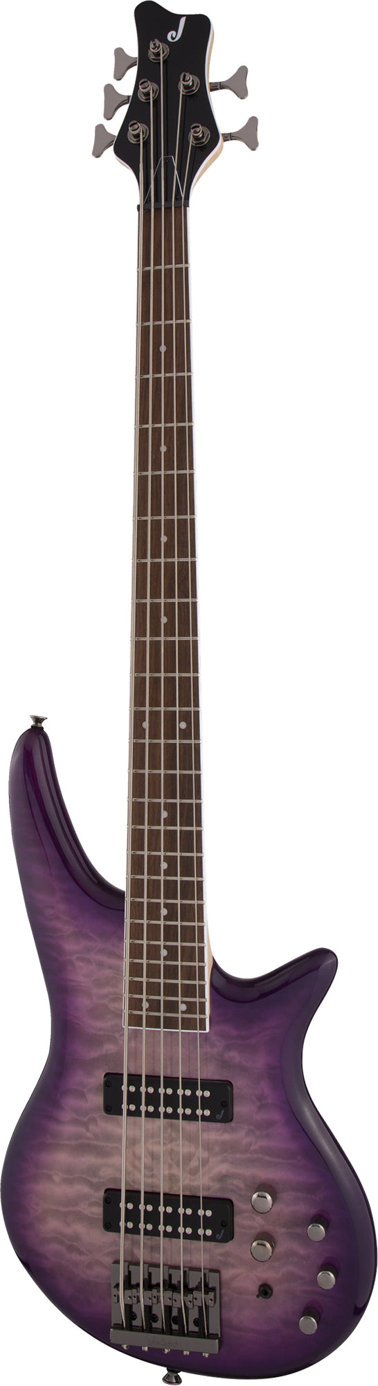 Jackson JS Series Spectra Bass JS3QV 5-String Bass Guitar - Purple Phaze