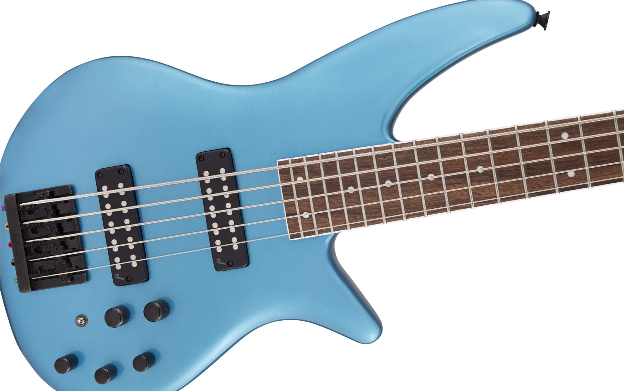 Jackson X Series Spectra Bass SBX V Bass Guitar - Electric Blue w/ Instrument Cable