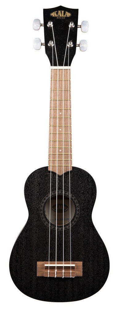 Kala KA-15S-BLK Satin Mahogany Soprano Ukulele - Black