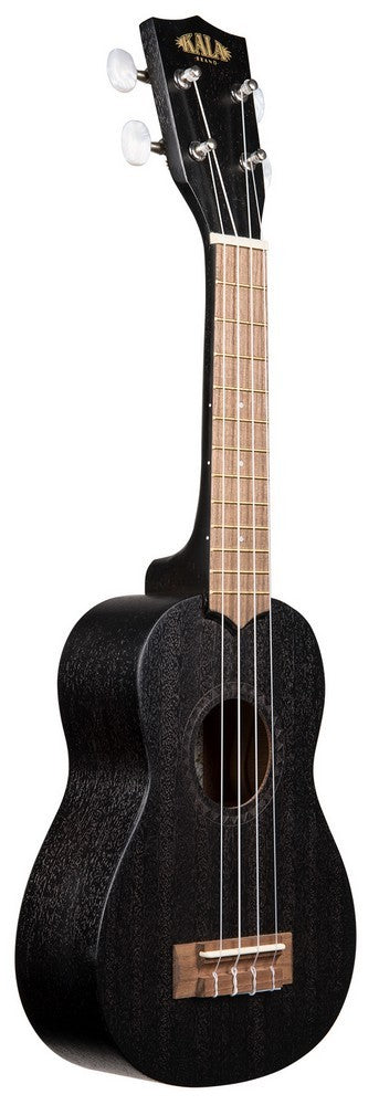 Kala KA-15S-BLK Satin Mahogany Soprano Ukulele - Black