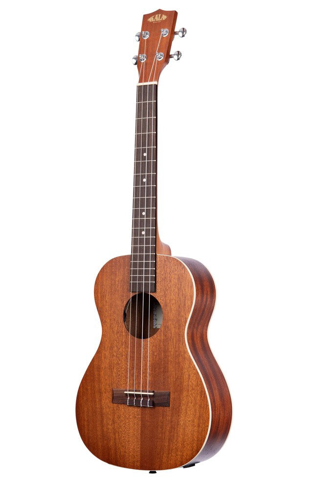 Kala KA-BE Satin Mahogany Baritone Acoustic-Electric Ukulele w/ Hard Case