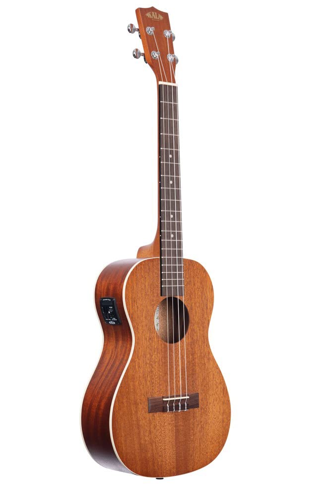 Kala KA-BE Satin Mahogany Baritone Acoustic-Electric Ukulele w/ Gig Bag