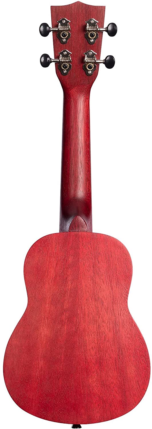 Kala MRT-RED-S Modern Meranti Soprano Ukulele - Adobe Red