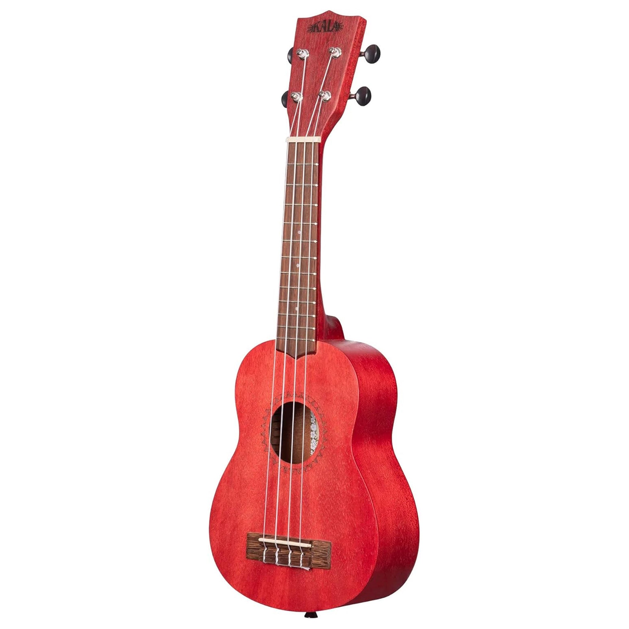 Kala MRT-RED-S Modern Meranti Soprano Ukulele - Adobe Red w/ Gig Bag