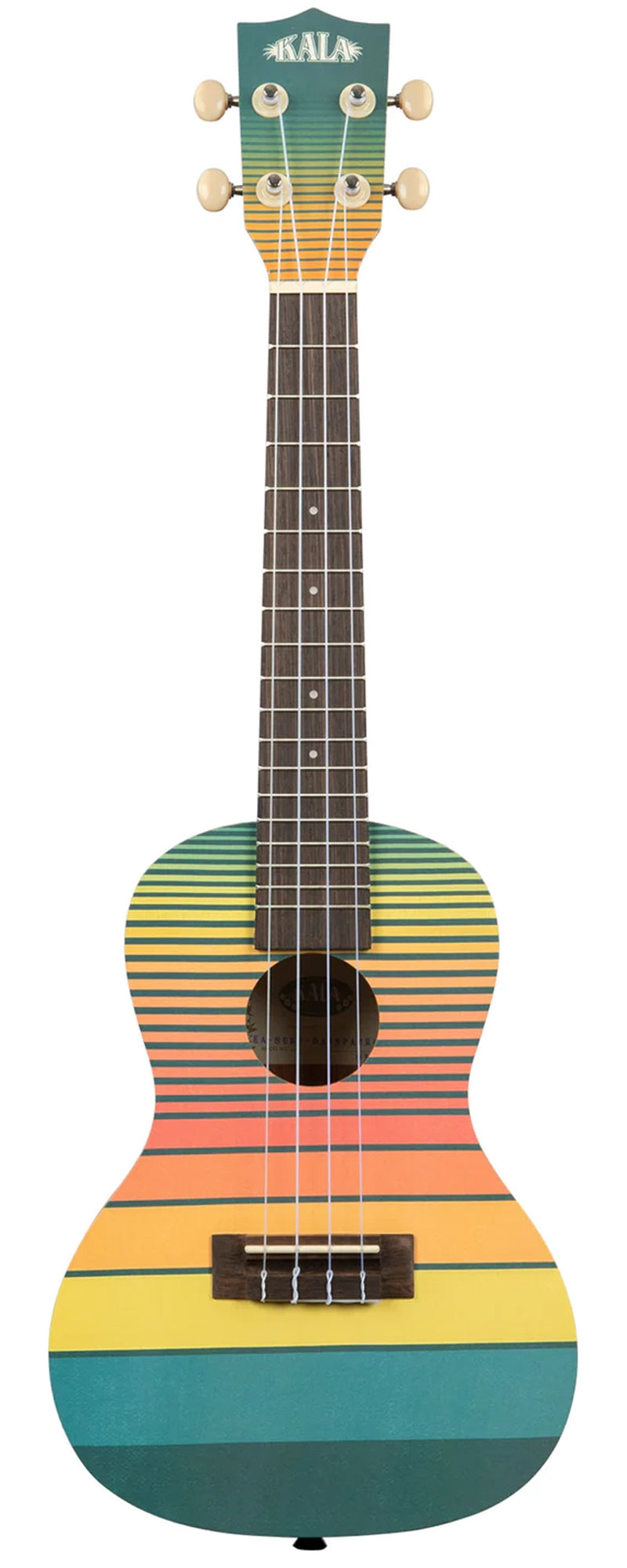 Kala KA-SURF-DAWNPATROL Surfboard Dawn Patrol Concert Ukulele w/ Gig Bag