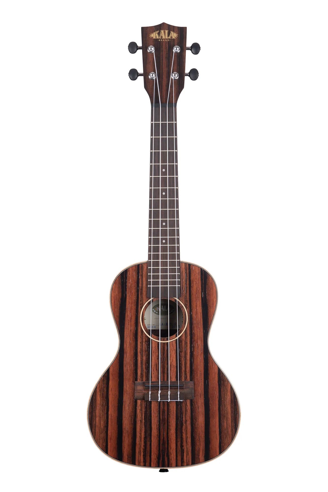 Kala KA-EBY-C Striped Ebony Concert Ukulele