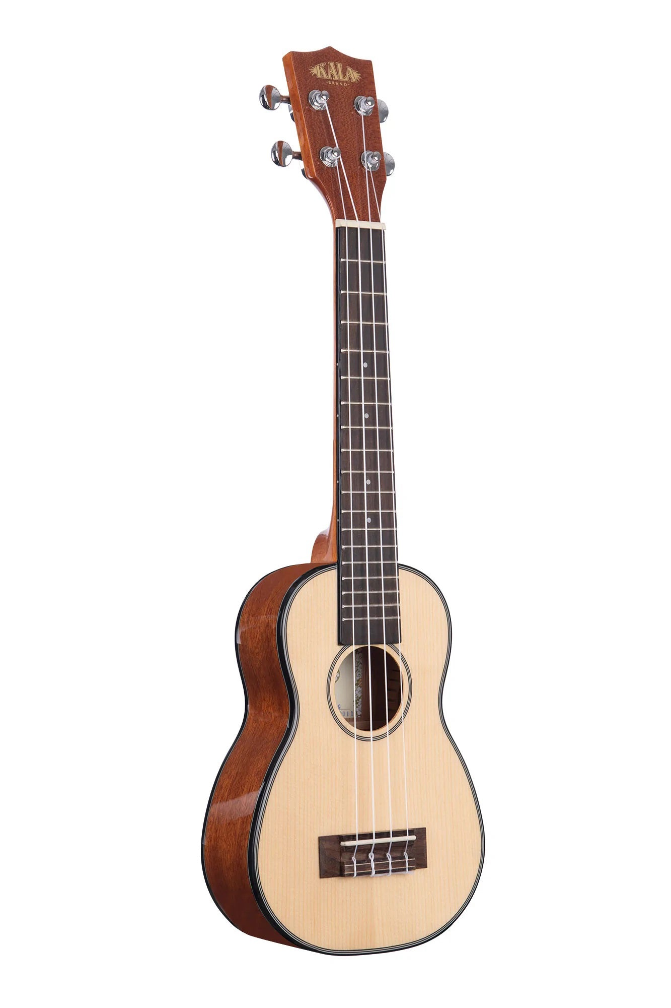 Kala KA-SSLNG Solid Spruce Mahogany Long Neck Soprano Ukulele