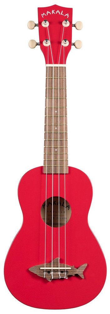Kala MK-SS-RED Makala Shark Soprano Ukulele - Red Sea