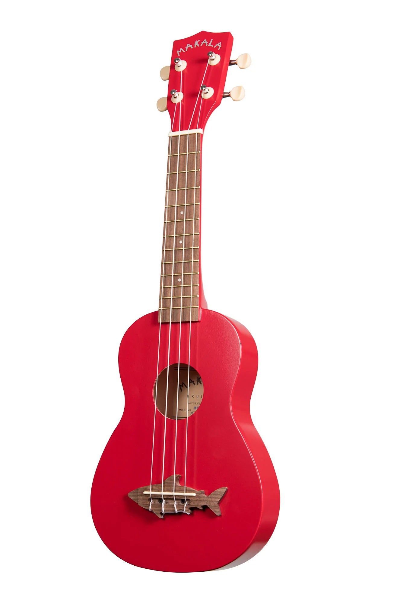 Kala MK-SS Makala Shark Soprano Ukulele - Red Sea