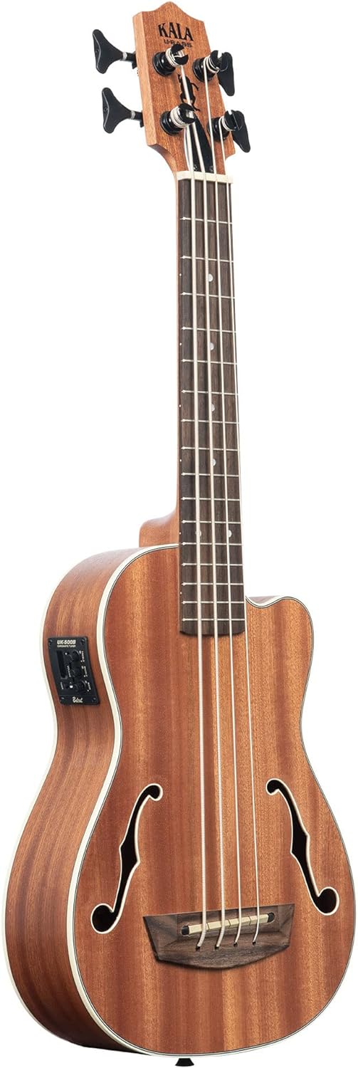 Kala U-Bass-JYMN-FS Journeyman Acoustic-Electric U-Bass Ukulele