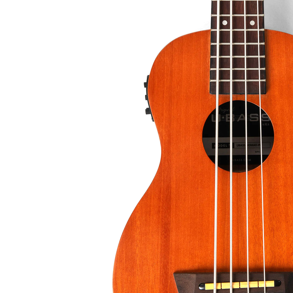 Kala U-BASS-NOMAD-FS Nomad Mahogany U-Bass Acoustic-Electric Ukulele Bass w/ Gig Bag