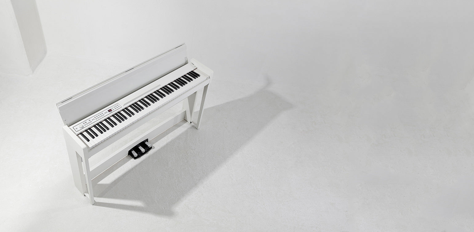 Korg C1 Air Digital Piano - White w/ Furniture Bench