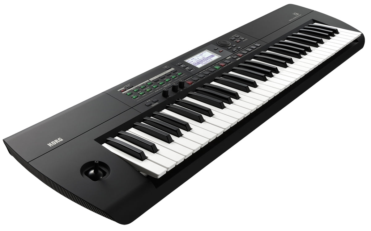 Korg i3 Music Workstation - Matte Black w/ Adjustable Stand