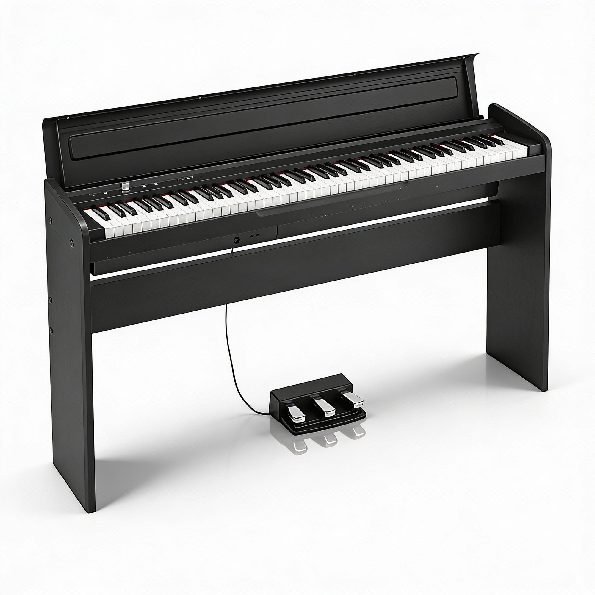 Korg LP-180 Contemporary Home Digital Piano - Black w/ Furniture Bench