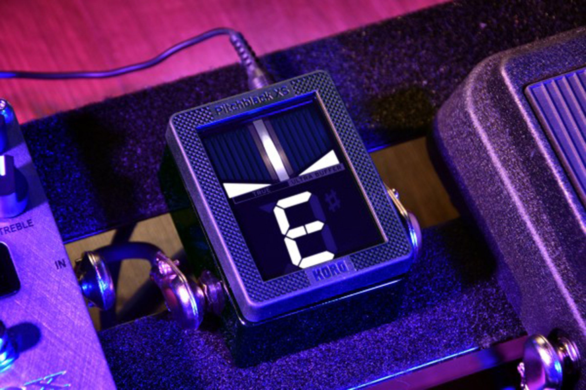 Korg Pitchblack XS Chromatic Pedal Tuner w/ Power Supply