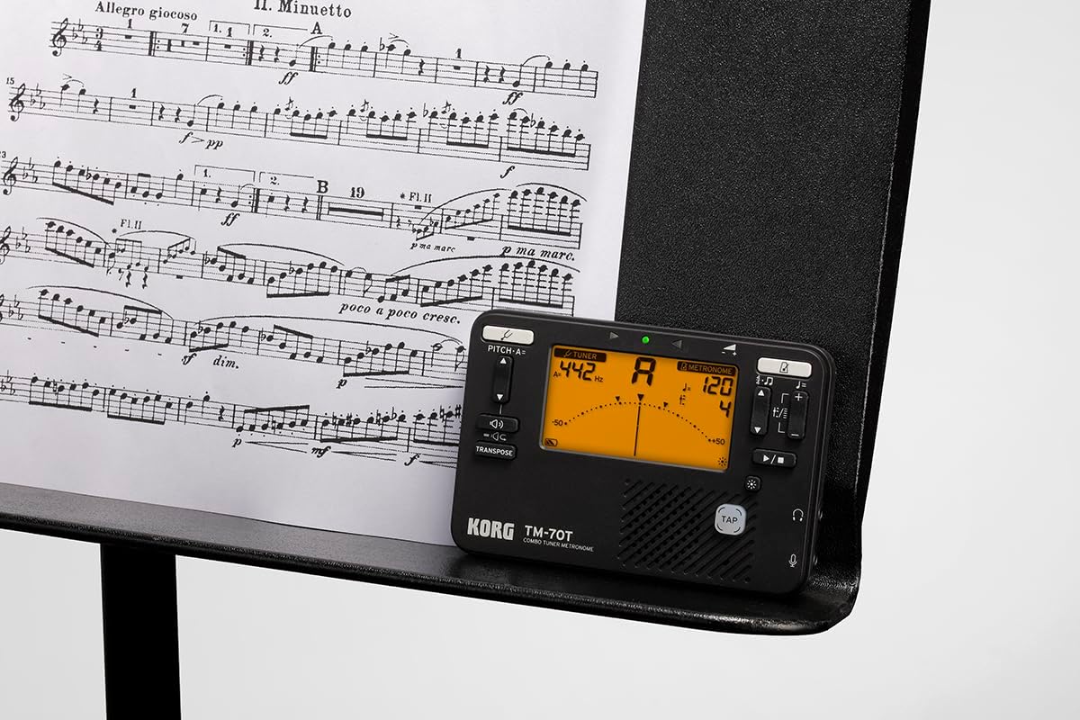 Korg TM-70T Tuner Metronome - Black