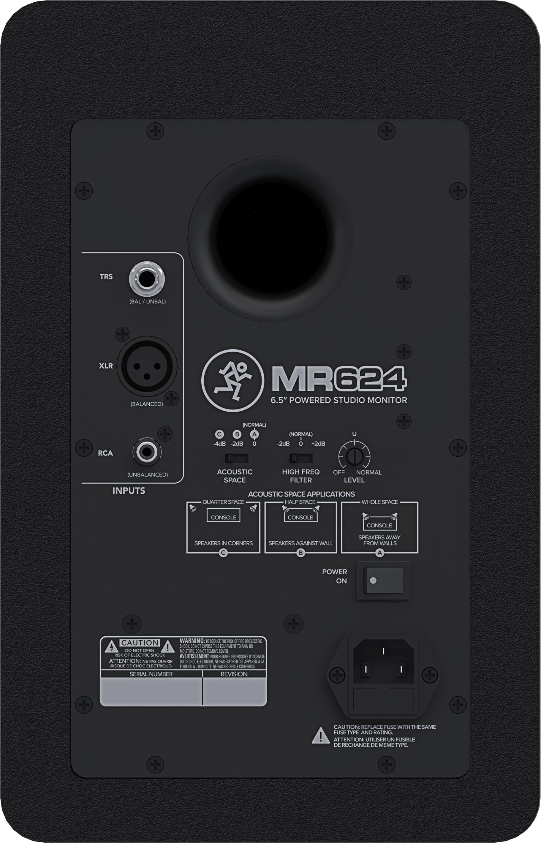 Mackie MR624 6.5-Inch Powered Studio Monitor