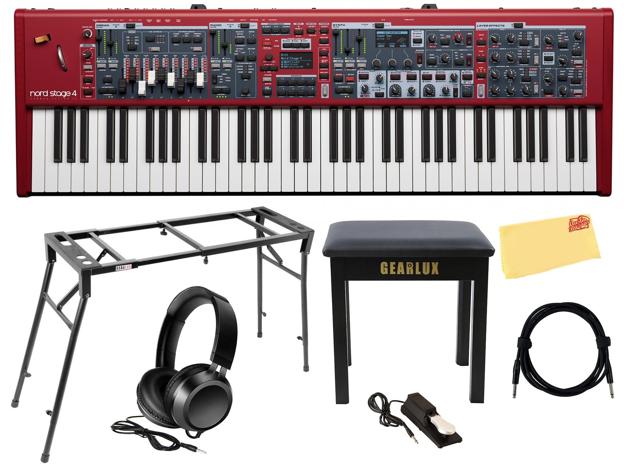 Nord Stage 4 HA73 Digital Piano w/ Adjustable Stand