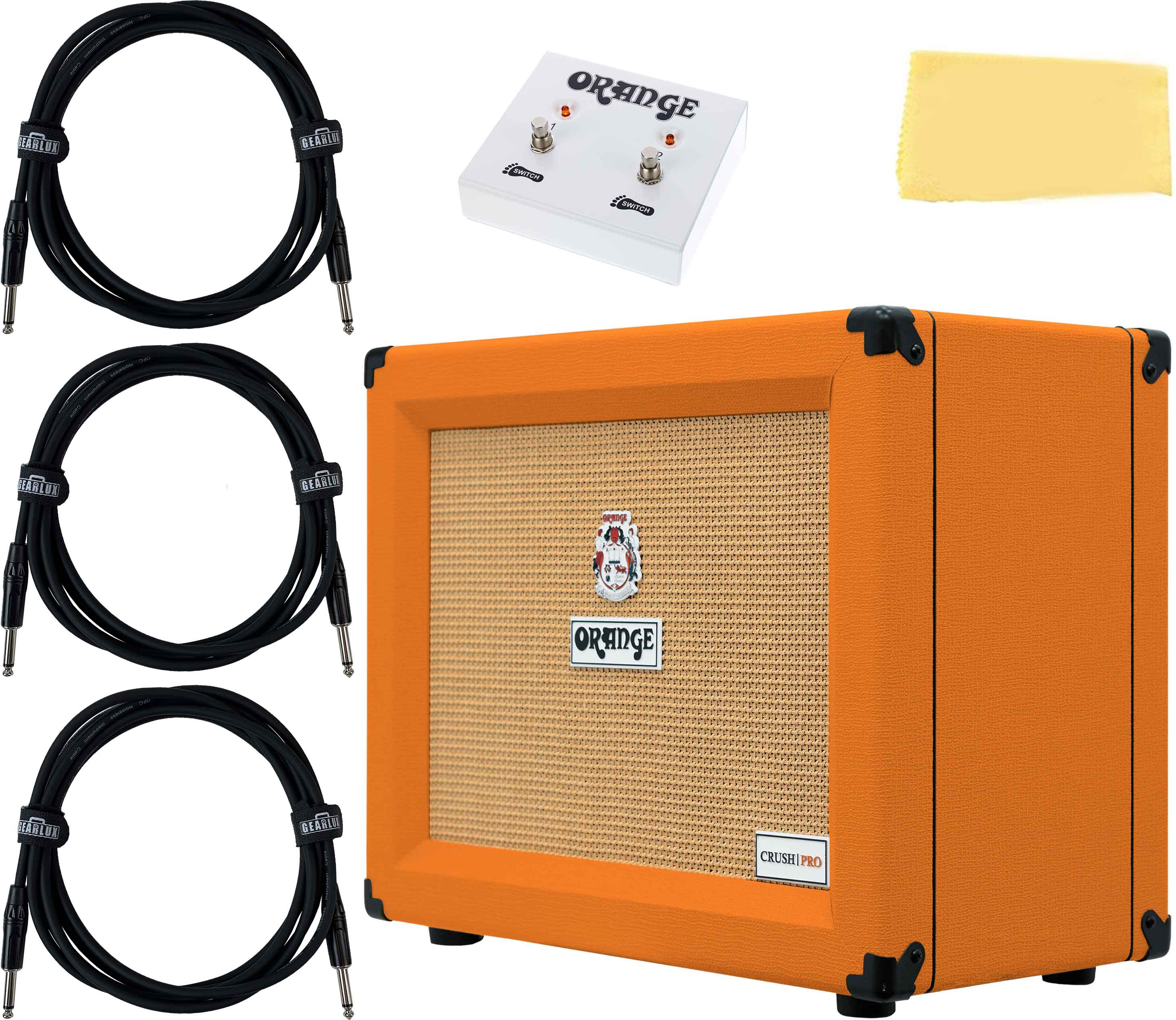 Orange CR60C Crush Pro 60 Guitar Combo Amplifier w/ Orange FS-2 Footswitch
